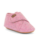Chausson Froddo en laine souple rose clair