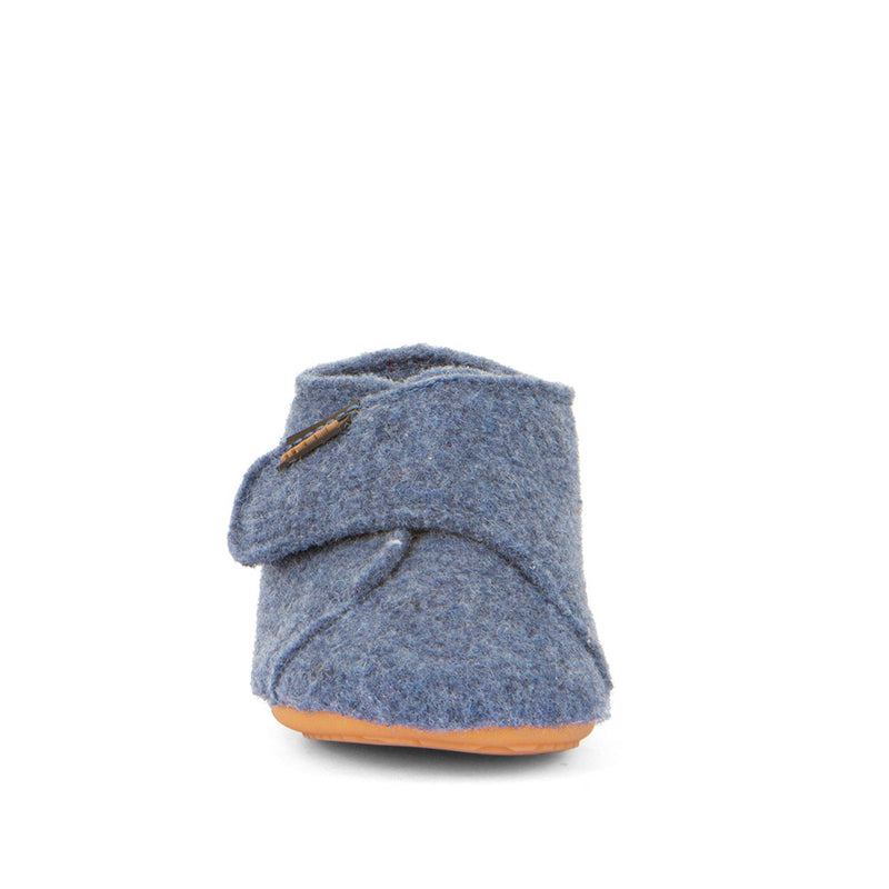 Chausson Froddo en laine souple bleu