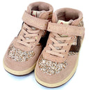 Basket montante Victoria Rose Paillettes