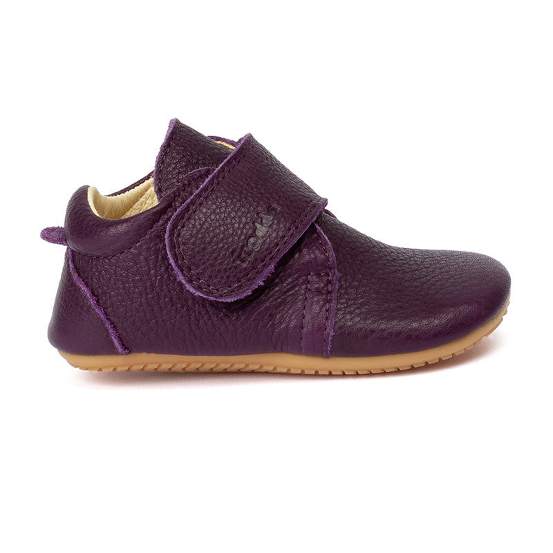 Chausson Froddo en cuir souple violet