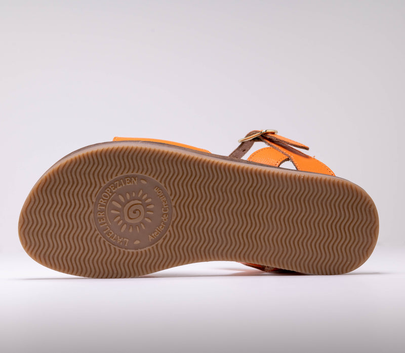 Sandale L'atelier tropézien IL90921 orange - Nananère chaussures