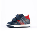 Basket Falcotto Grundy Bleu et Rouge - Nananère chaussures