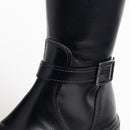 Bottes en Cuir Noir Bana&co