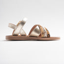 Sandale l'Atelier tropézien doré - IL 913