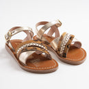 Sandale l'Atelier tropézien doré - IL 913