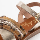 Sandale l'Atelier tropézien doré - IL 913