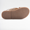 Sandale l'Atelier tropézien doré - SB 111