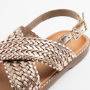 Sandale l'Atelier tropézien doré - SB 111