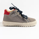 Basket montante Grise et Bleu Naturino Snip High suede