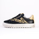 Basket Naturino Noir et Doré Snip - Nananère chaussures
