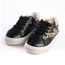 Basket Naturino Noir et Doré Snip - Nananère chaussures