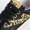 Basket Naturino Noir et Doré Snip - Nananère chaussures