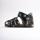 Sandale Falcotto Alby bleu Bateau