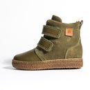 Basket Montante Kaki Naturino Riley en cuir garçon