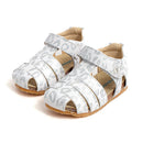 Sandale Falcotto Alby blanc argentée