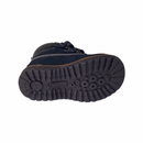 Bottine garçon en cuir bleu fourrée primigi