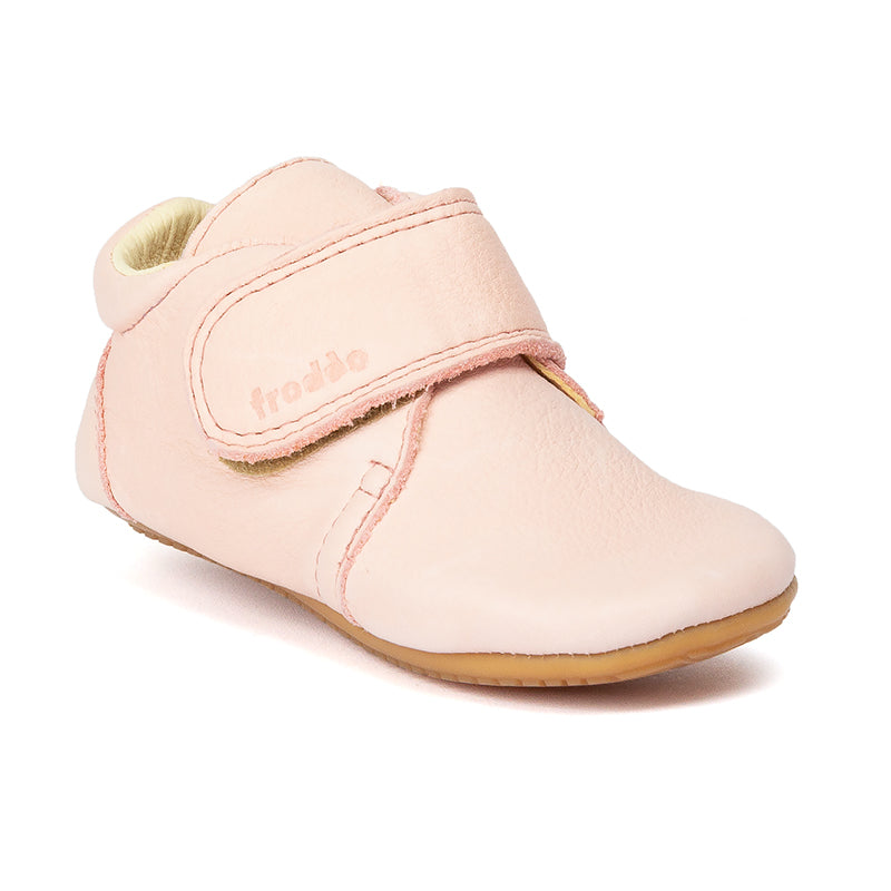 Chausson Froddo en cuir souple rose clair - Nananère chaussures