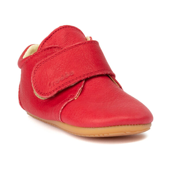 Chausson Froddo en cuir souple rouge - Nananère chaussures