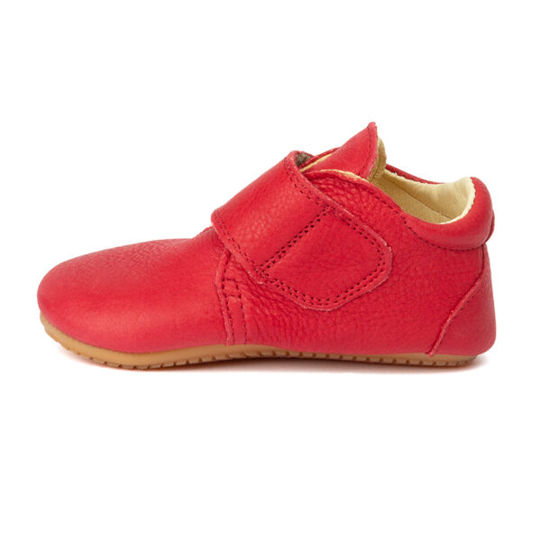 Chausson Froddo en cuir souple rouge - Nananère chaussures