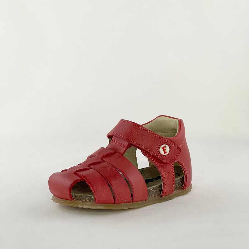 Sandale Falcotto Alby rouge - Nananère chaussures